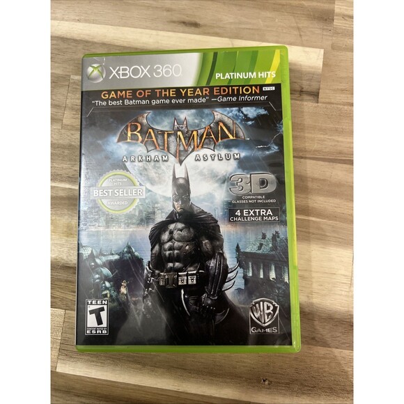 Other - Batman: Arkham Asylum (Microsoft Xbox 360, 2010) GAME Free FAST SHIPPING